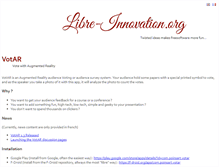 Tablet Screenshot of libre-innovation.org